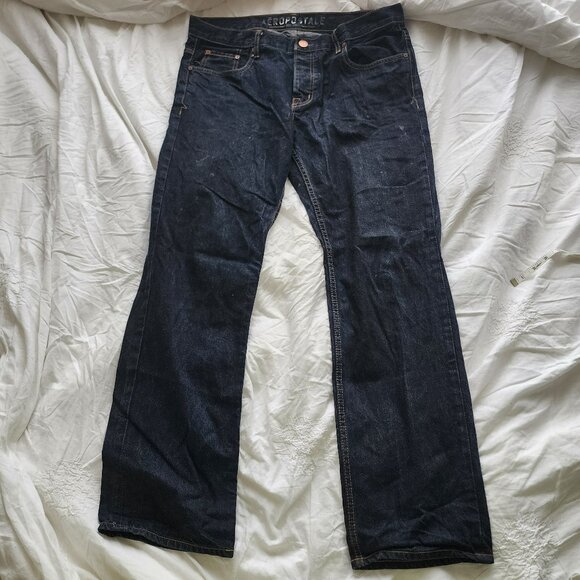 Aeropostale Jeans Bowery Slim Straight Man Size 36/32 - Picture 1 of 8